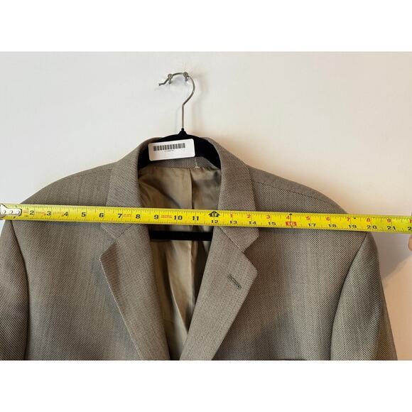 Vintage 90s Calvin Klein Blazer Men's Sz 34 Gray, Two-Button Blazer 46L Timeless - Picture 7 of 8